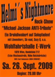 Gerhard Helmi Eichberger - Fyler Helmis Nightmare - rockshow - michael jackson - 26-09-2009 - blaulicht und graulicht